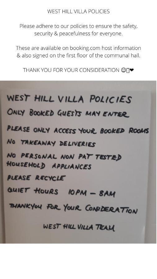 הייסטינגס West Hill Retreat Edwardian Balcony Ensuite With Room Served Breakfast & Free Parking מראה חיצוני תמונה